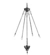 Meyda Lighting 20516 34"H 4x16"Rod/16"Ctr/3lt Cluster Invert Ceiling Fixtures