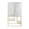 Sagebrook Home Metal, 63``H Cabinet, Gold