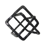 Sagebrook Home Metal 9" Square Links, Black