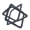 Sagebrook Home Metal 9" Square Links, Gunmetal