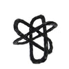 Sagebrook Home Metal 9" Oval Links, Black