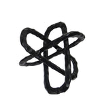 Sagebrook Home Metal 9" Oval Links, Black