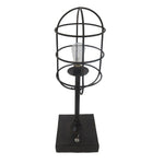 Sagebrook Home Industrial Metal Table Led Lamp, Black