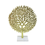 Sagebrook Home Metal, 17``H Tree Table Accent, Gold