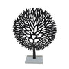 Sagebrook Home Metal, 17``H Tree Table Accent, Black