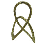 Sagebrook Home Metal, 15``H Loopy Table Accent, Gold