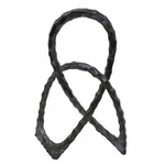 Sagebrook Home Metal, 15``H Loopy Table Accent, Gun Metal