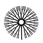 Sagebrook Home Metal, 19``H Ring Table Accent, Black