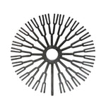 Sagebrook Home Metal, 19``H Ring Table Accent, Gun Metal