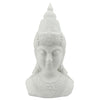 Sagebrook Home Resin, 42``H Buddha Head, White