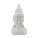 Sagebrook Home Resin, 28``H Buddha Head, White