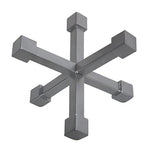 Sagebrook Home Metal 10`` Decorative Jack, Silver