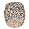 SPI Home Aluminum Branch and Lattice Pattern Garden Stool