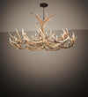 Meyda Lighting 212267 84" Wide Antlers Elk & Mule Deer 18 Light Chandelier