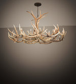 Meyda Lighting 212267 84" Wide Antlers Elk & Mule Deer 18 Light Chandelier