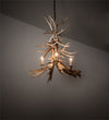 Meyda Lighting 212272 28" Wide Antlers Whitetail Deer 4 Light Chandelier