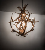 Meyda Lighting 212275 55" Wide Antlers Elk & Fallow Deer 10 Light Chandelier