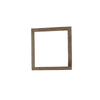 Benzara Contemporary Style Wooden Frame Dresser Mirror, Rustic Brown