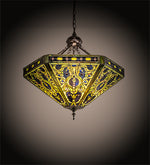 Meyda Lighting 215903 26" Wide Tiffany Elizabethan Inverted Pendant