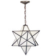 Meyda Lighting 21842 18"W Moravian Star White Pendant