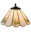 Meyda Lighting 218813 13" Wide Roses Lamp Shade