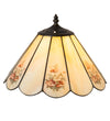 Meyda Lighting 218814 13" Wide Pansies Lamp Shade