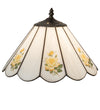 Meyda Lighting 218815 13" Wide Roses Lamp Shade