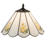 Meyda Lighting 218815 13" Wide Roses Lamp Shade