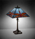 Meyda Lighting 219890 20" High Prairie Dragonfly Table Lamp