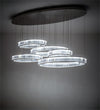 Meyda Lighting 222266 86" Long Beckam 5 Light Cascading Pendant