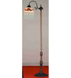 Meyda Lighting 22308 60"H Roussillon Rose Bouquet Bridge Arm Floor Lamp