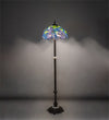 Meyda Lighting 225024 62" High Tiffany Wisteria Floor Lamp