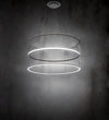 Meyda Lighting 226851 66" Wide Anillo Halo 3 Tier Pendant