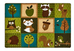 Carpet For Kids KIDSoft Nature's Friends Toddler Rug