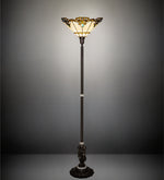 Meyda Lighting 228408 74" High Shell with Jewels Floor Lamp