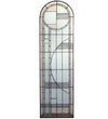 Meyda Lighting 22868 15"W X 54"H Arc Deco Left Sided Stained Glass Window Panel
