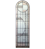 Meyda Lighting 22869 15"W X 54"H Arc Deco Right Sided Stained Glass Window Panel