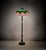 Meyda Lighting 229130 62" High Tiffany Cabbage Rose Floor Lamp