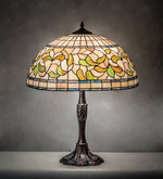 Meyda Lighting 232800 26" High Tiffany Turning Leaf Table Lamp
