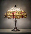 Meyda Lighting 232803 26" High Tiffany Hanginghead Dragonfly Table Lamp