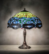 Meyda Lighting 232804 26" High Tiffany Hanginghead Dragonfly Table Lamp