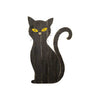 Kalalou CGU2461 Wooden Black Cat with Stand