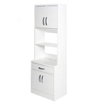 Better Home MICRO-2136-White Shelby Tall Wooden Kitchen Pantry In White