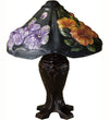 Meyda Lighting 24034 19"H Puffy Iris Blossom Table Lamp