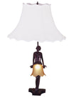 Meyda Lighting 24172 17"H Silhouette 30's Lady Accent Lamp