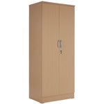 Better Home Products NW104-Beech Harmony Wood Two Door Armoire Wardrobe Cabinet Beech Maple