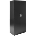 Better Home Products NW104-Blk Harmony Wood Two Door Armoire Wardrobe Cabinet In Black