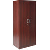 Better Home Products NW104-Mah Harmony Wood Two Door Armoire Wardrobe Cabinet In Mahogany