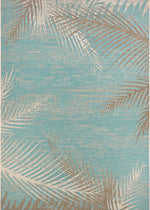 Couristan Monaco Tropical Palms 5'10" X 9'2" Rectangular Indoor/Outdoor  Transitional Rug