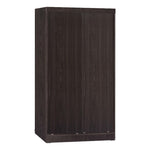 Better Home Products W40-Tobacco Modern Wood Double Sliding Door Wardrobe In Tobacco